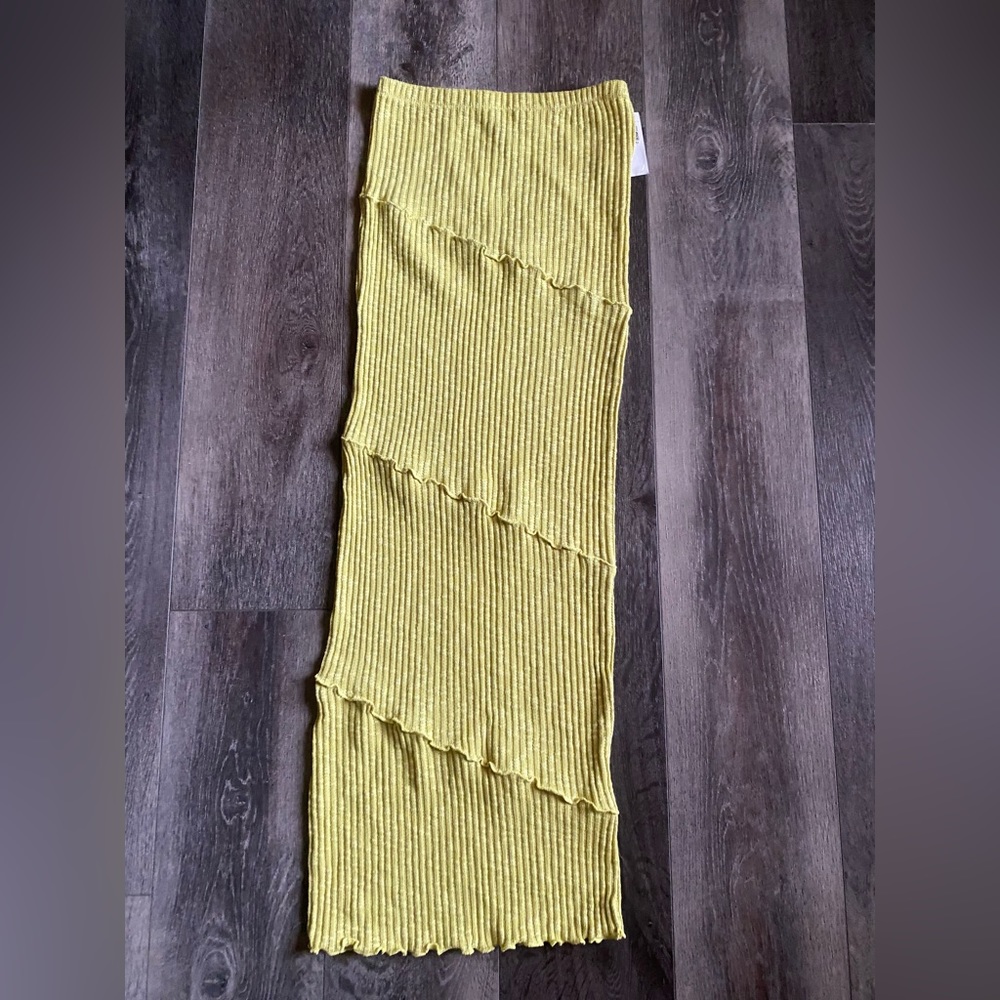 Long Lime Skirt